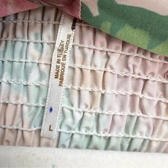 New Free People Lula Bubble Skirt Set Crop Strapless Mini Two Piece Large - Picture 11 of 16